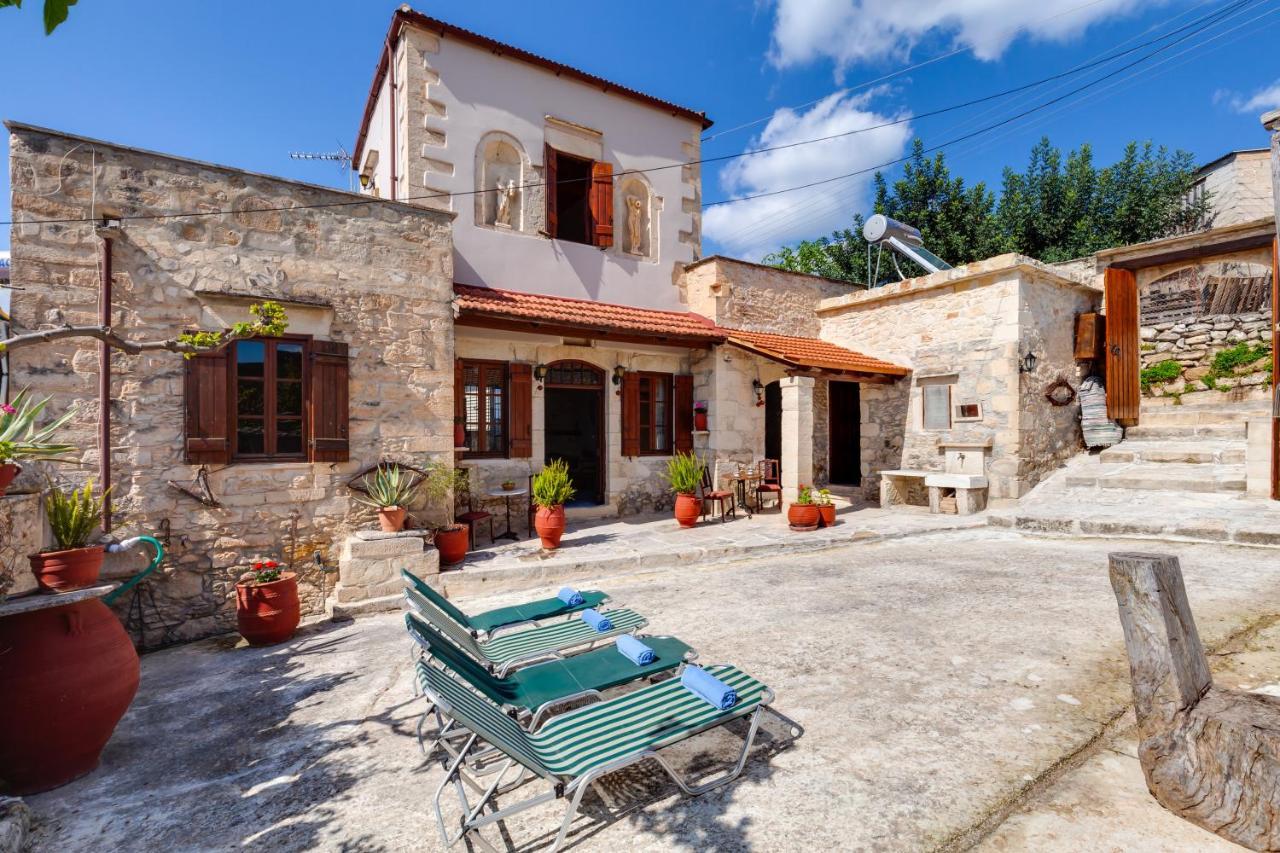 Traditional Home Vereniki With Heated Pool - By Apokoronas Villas Gavalochori Zewnętrze zdjęcie