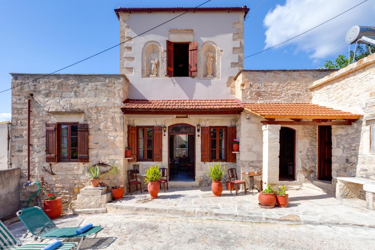 Traditional Home Vereniki With Heated Pool - By Apokoronas Villas Gavalochori Zewnętrze zdjęcie