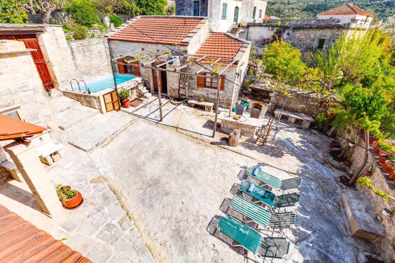Traditional Home Vereniki With Heated Pool - By Apokoronas Villas Gavalochori Zewnętrze zdjęcie