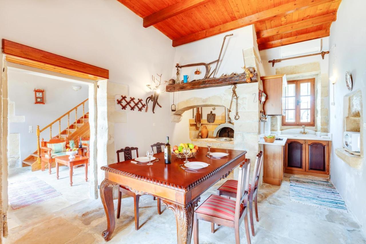 Traditional Home Vereniki With Heated Pool - By Apokoronas Villas Gavalochori Zewnętrze zdjęcie
